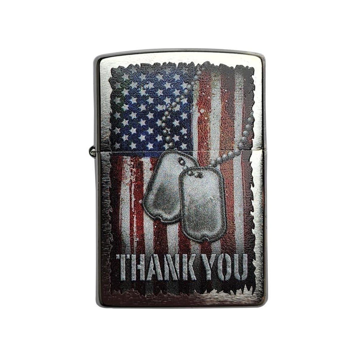 TR3848,Zippo Çakmak 56161 American Flag Thank You Design