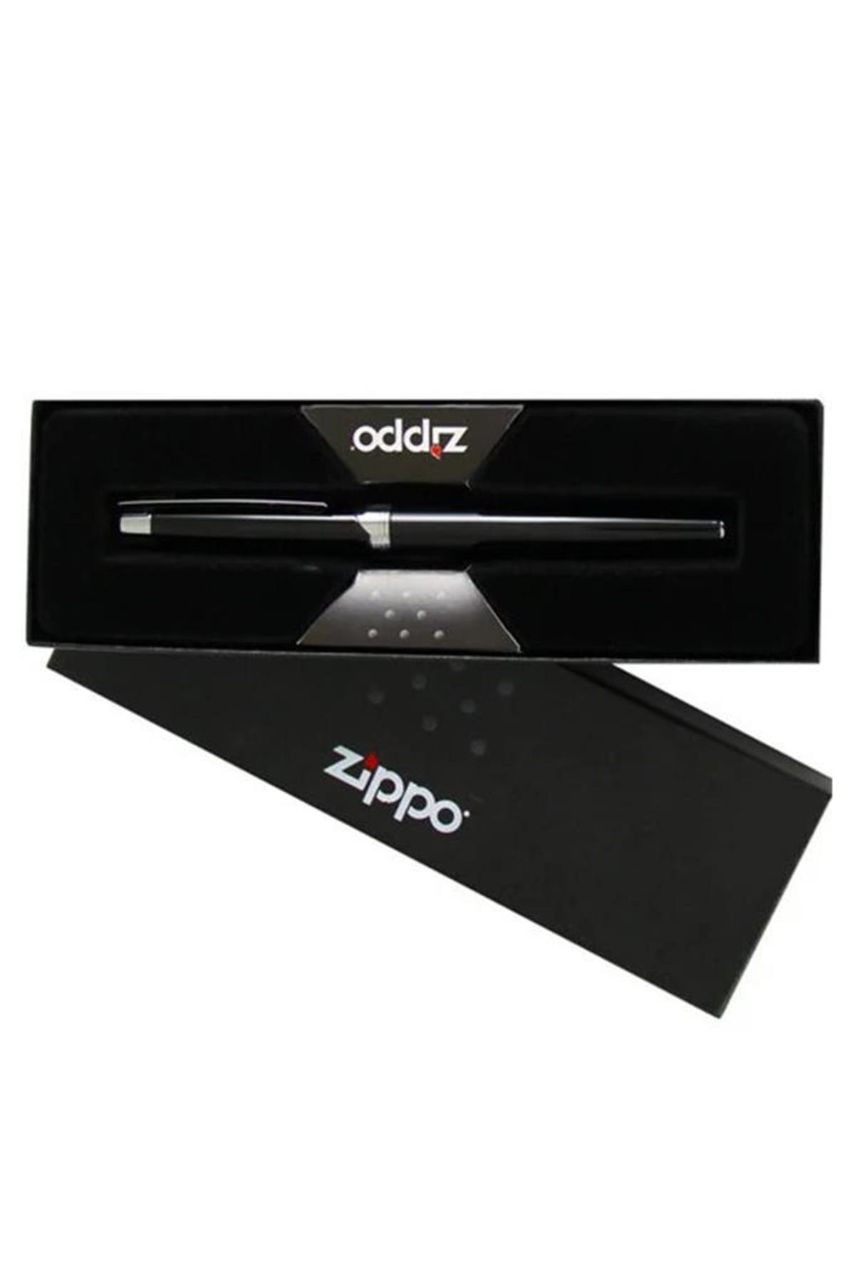 TR6312,Zippo Kalem 41118 GLOSSY BLK ROLLERBALL PEN