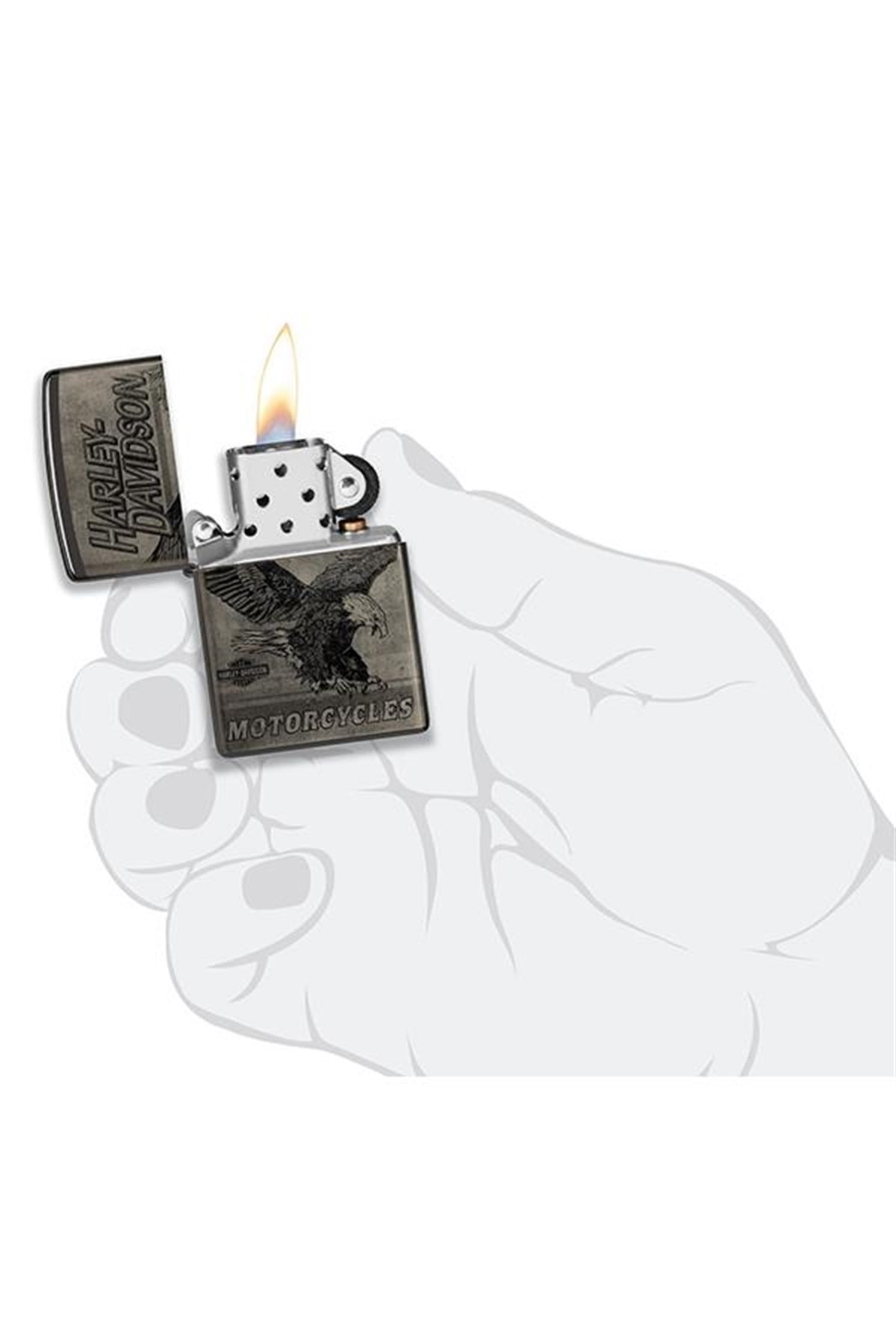 TR4856,Zippo Çakmak Harley Davidson Design 48360-099453