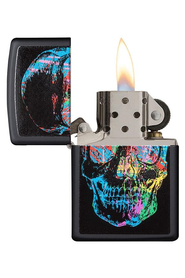 TR7414,Zippo Çakmak 28042-000004 218 Zippo Skull