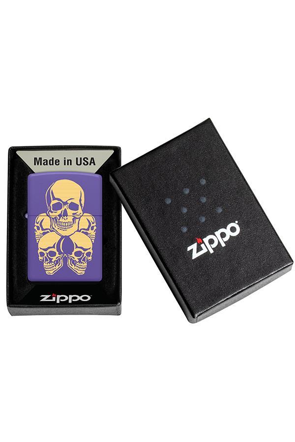 TR6790,Zippo Çakmak 48783-109819 Skulls Design