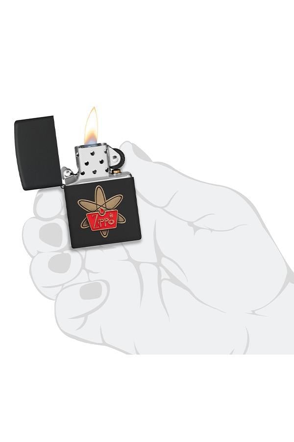 TR7465,Zippo Çakmak 48920-114535 Retro Zippo Star Emblem