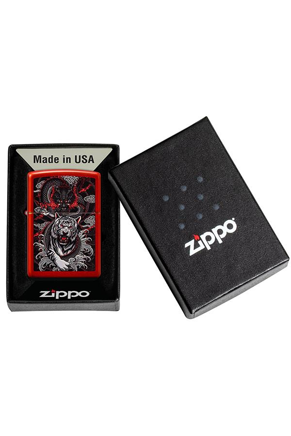 TR7415,Zippo Çakmak 48933-111985 49475 Dragon Tiger Design