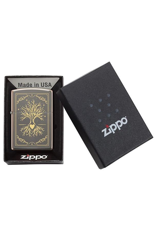 TR7472,Zippo Çakmak 49839-115799 Tree of Life Card Design