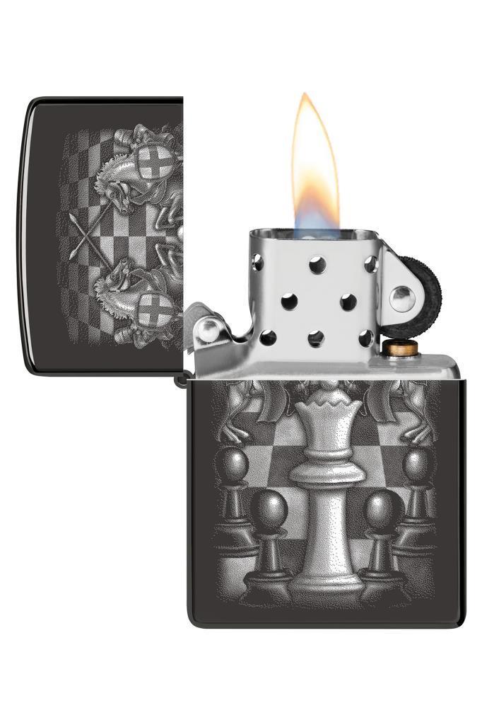 TR6704,Zippo Çakmak Chess Design 48762-109140