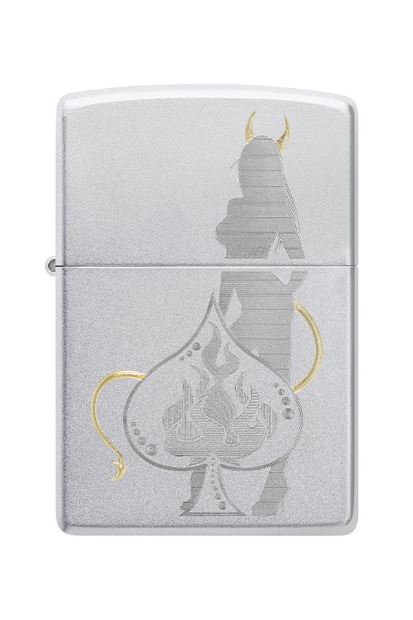 TR7577,Zippo Çakmak Devilish Ace Design 48658-106755