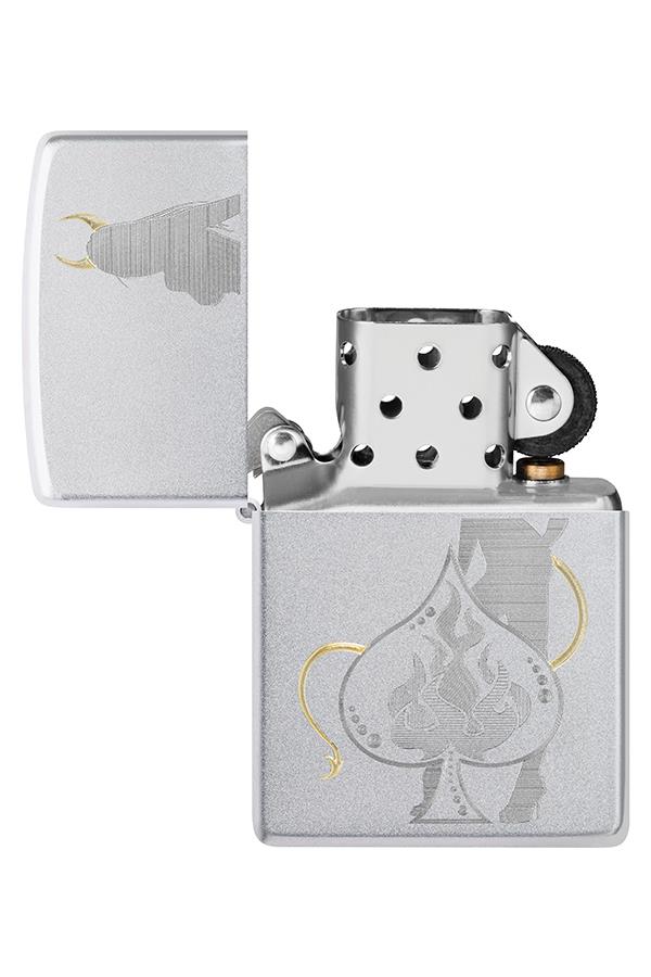 TR7577,Zippo Çakmak Devilish Ace Design 48658-106755