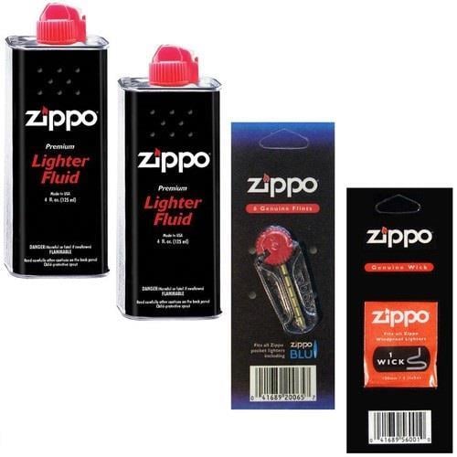 PKT1,Zippo Çakmak İkmal Seti 2 Adet Benzin +1 Taş +1 Fitil