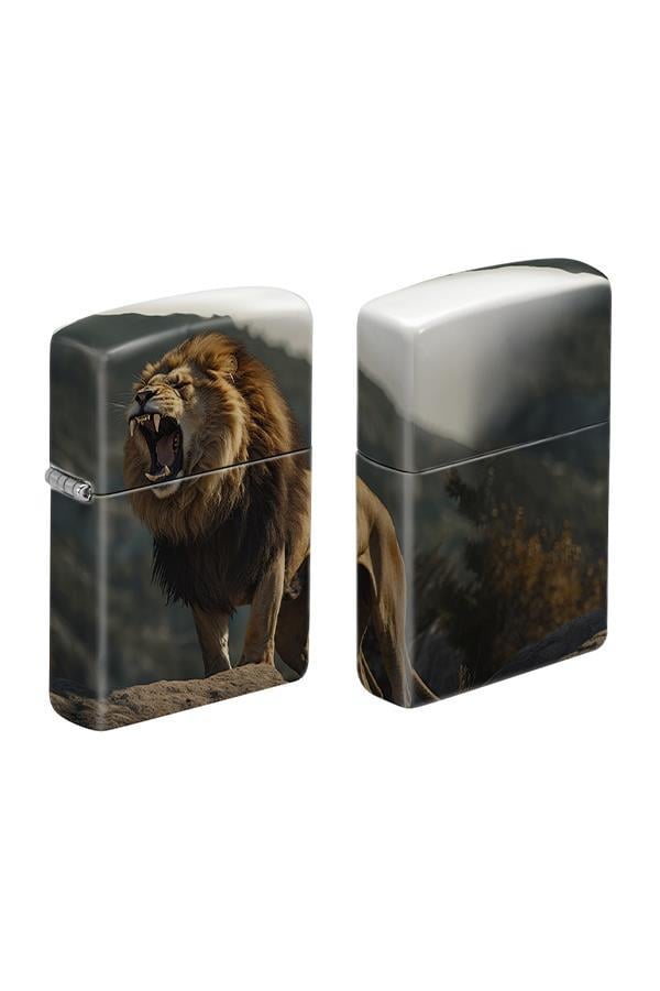 TR7518,Zippo Çakmak Roaring Lion Design 49352-115975