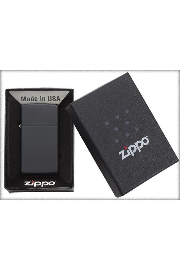 TR7521,Zippo Çakmak Slim Black Matte 1618-000175