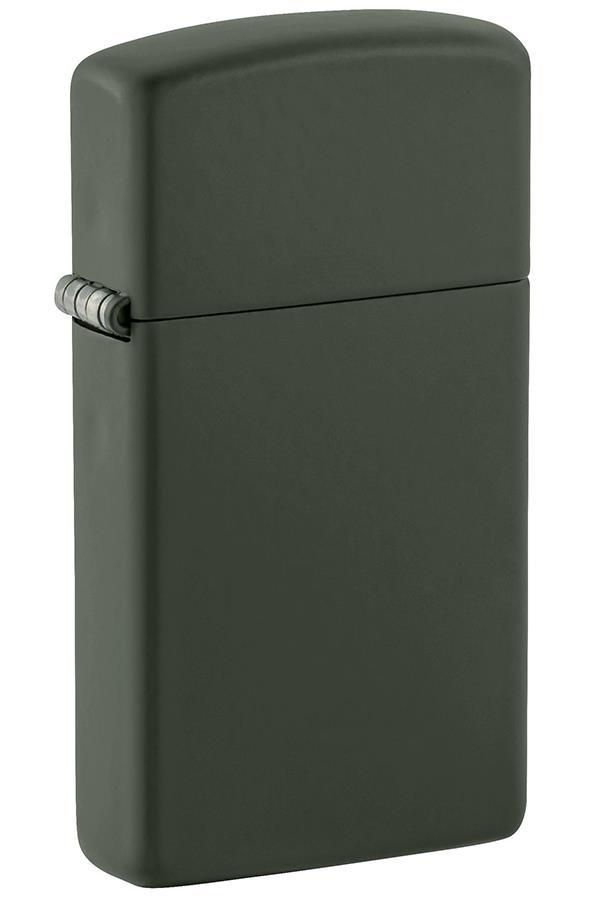 TR7522,Zippo Çakmak Slim Green Matte 1627-108598