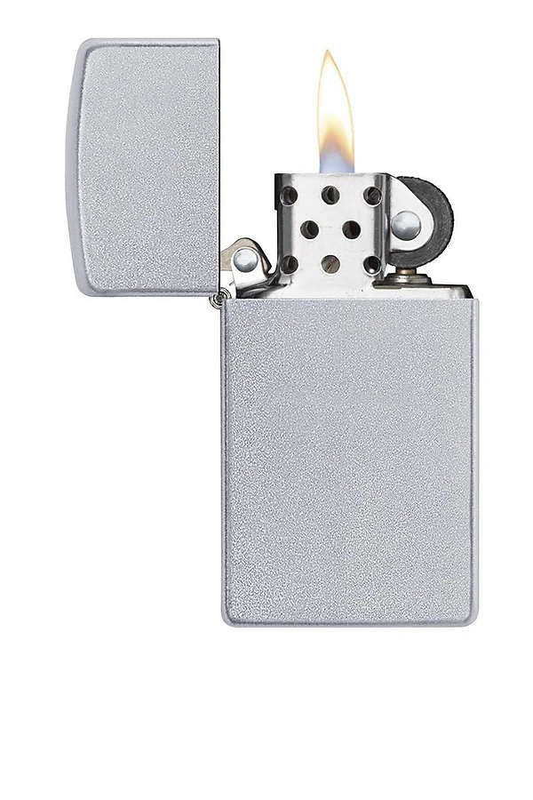 TR7524,Zippo Çakmak Slim Satin Chrome 1605-000205