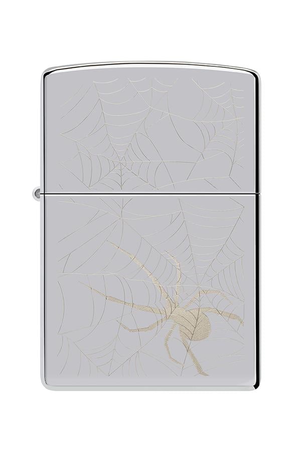TR7572,Zippo Çakmak Spider and Web Design 48767-109139