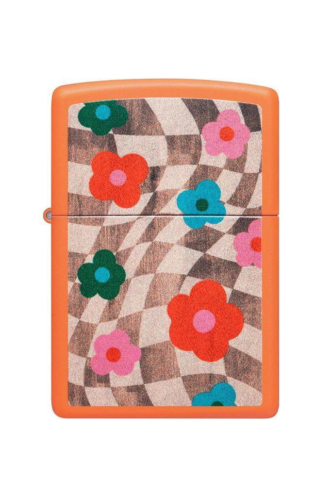 TR6702,Zippo Çakmak Wavy Flower Design 48718-109162