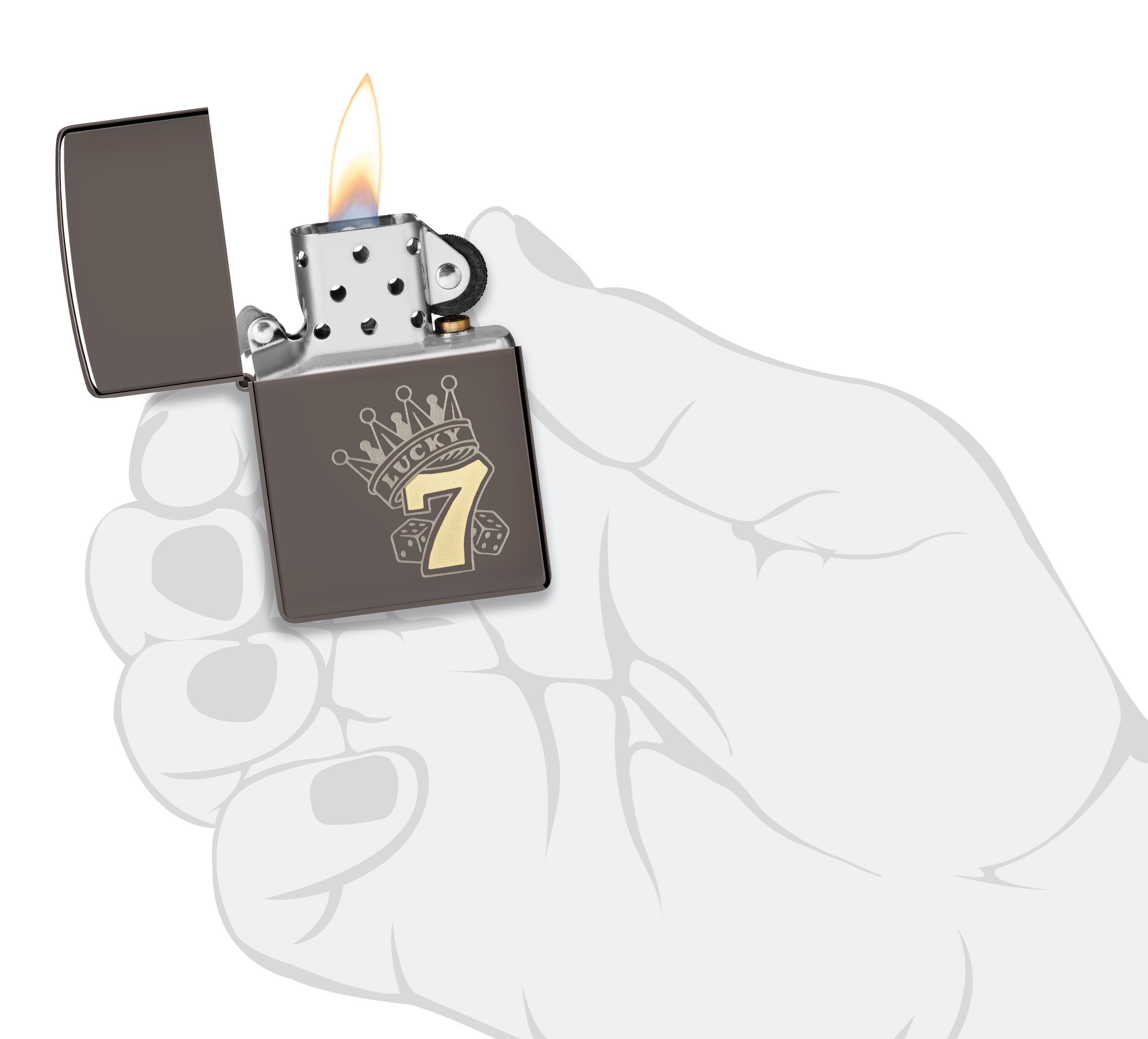 TR8557,Zippo Çakmak 150 Lucky 7 Design 48913-112306