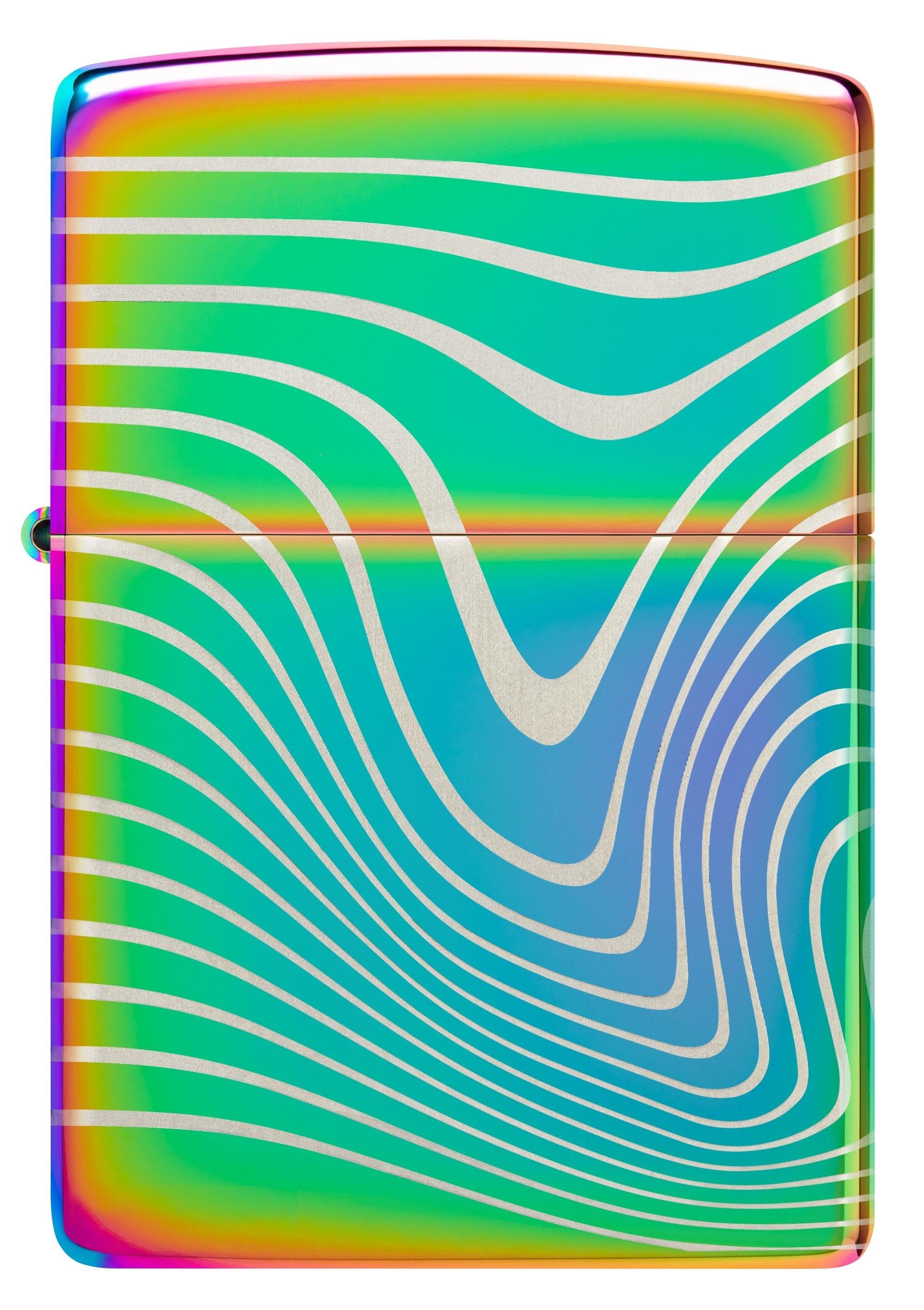 TR8556,Zippo Çakmak 151 Wavy Pattern Design 48775-109104