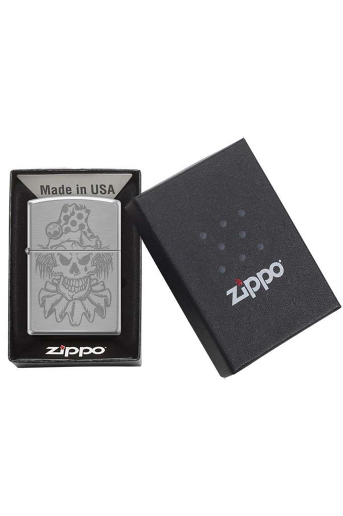TR5429,Zippo Çakmak 200-067325 77382 Skull Clown