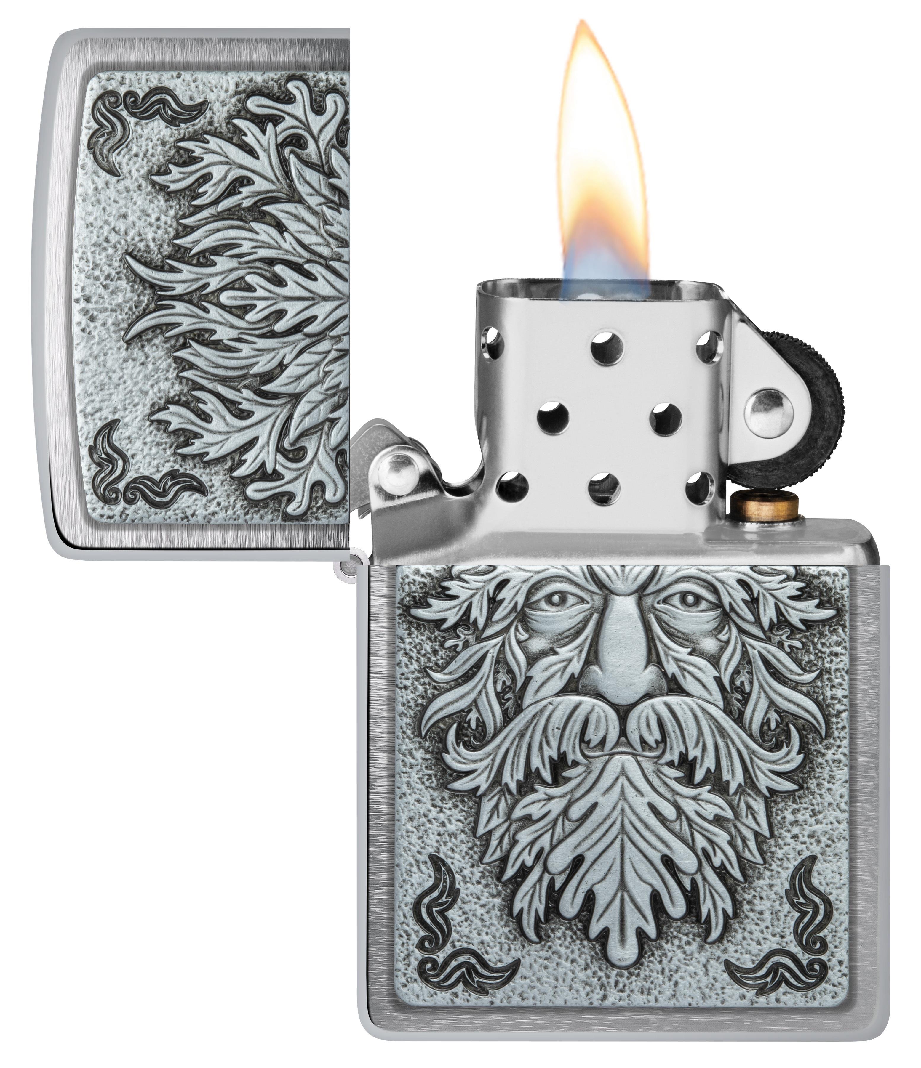 TR8537,Zippo Çakmak 200 Green Man Emblem 48906-109082