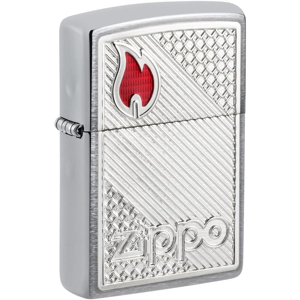 ZP1032,Zippo Çakmak 200 Zippo Tiles Emblem 48126-098034