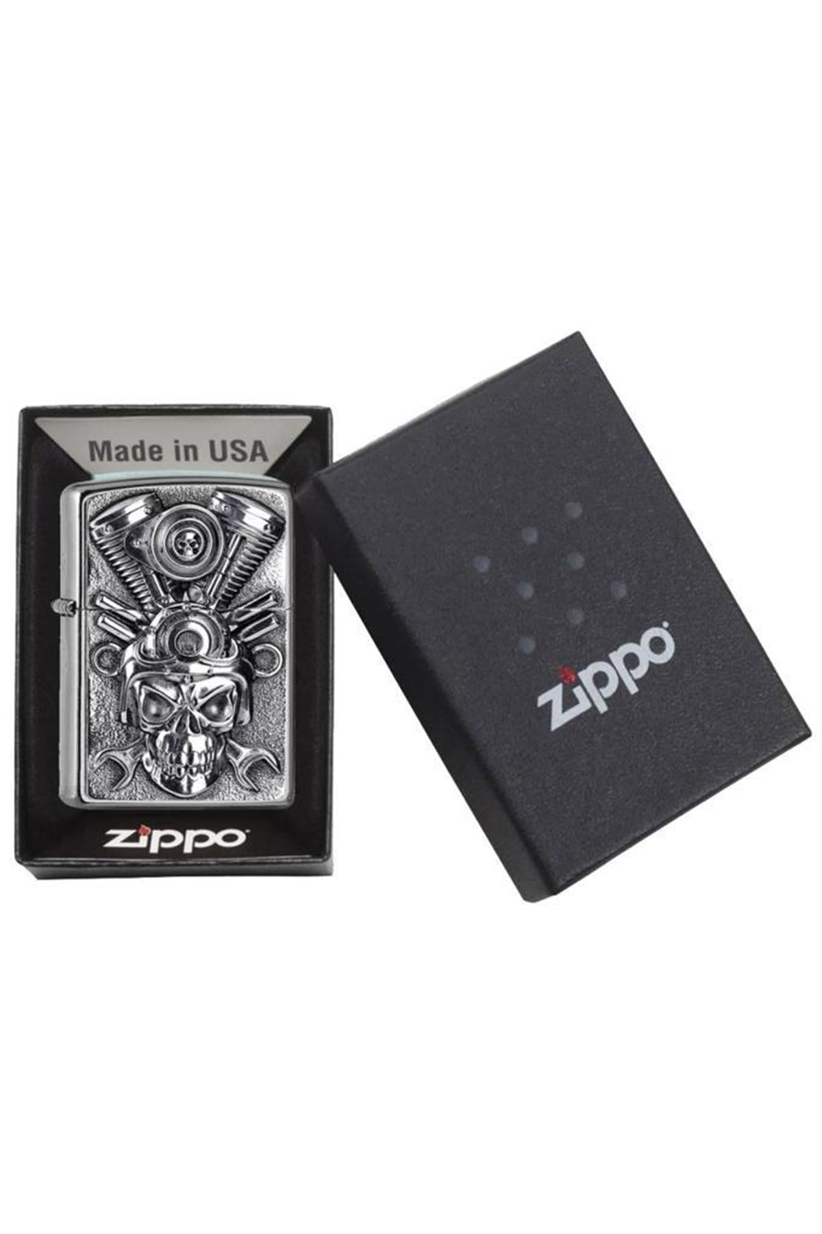 TR5773,Zippo Çakmak 2005716 Engine Skull