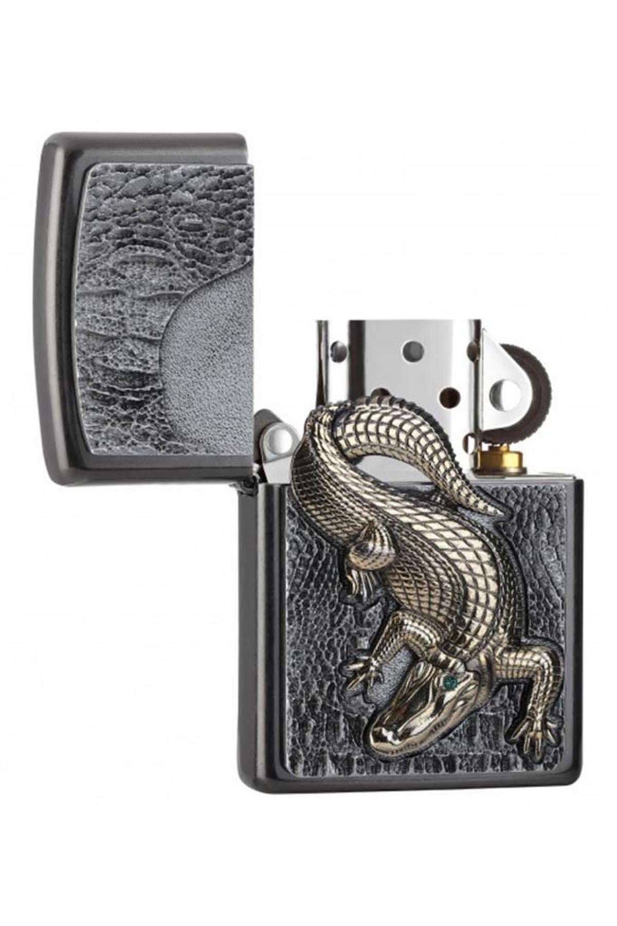 TR5425,Zippo Çakmak 2006315 PL 28378 crocodile Emblem