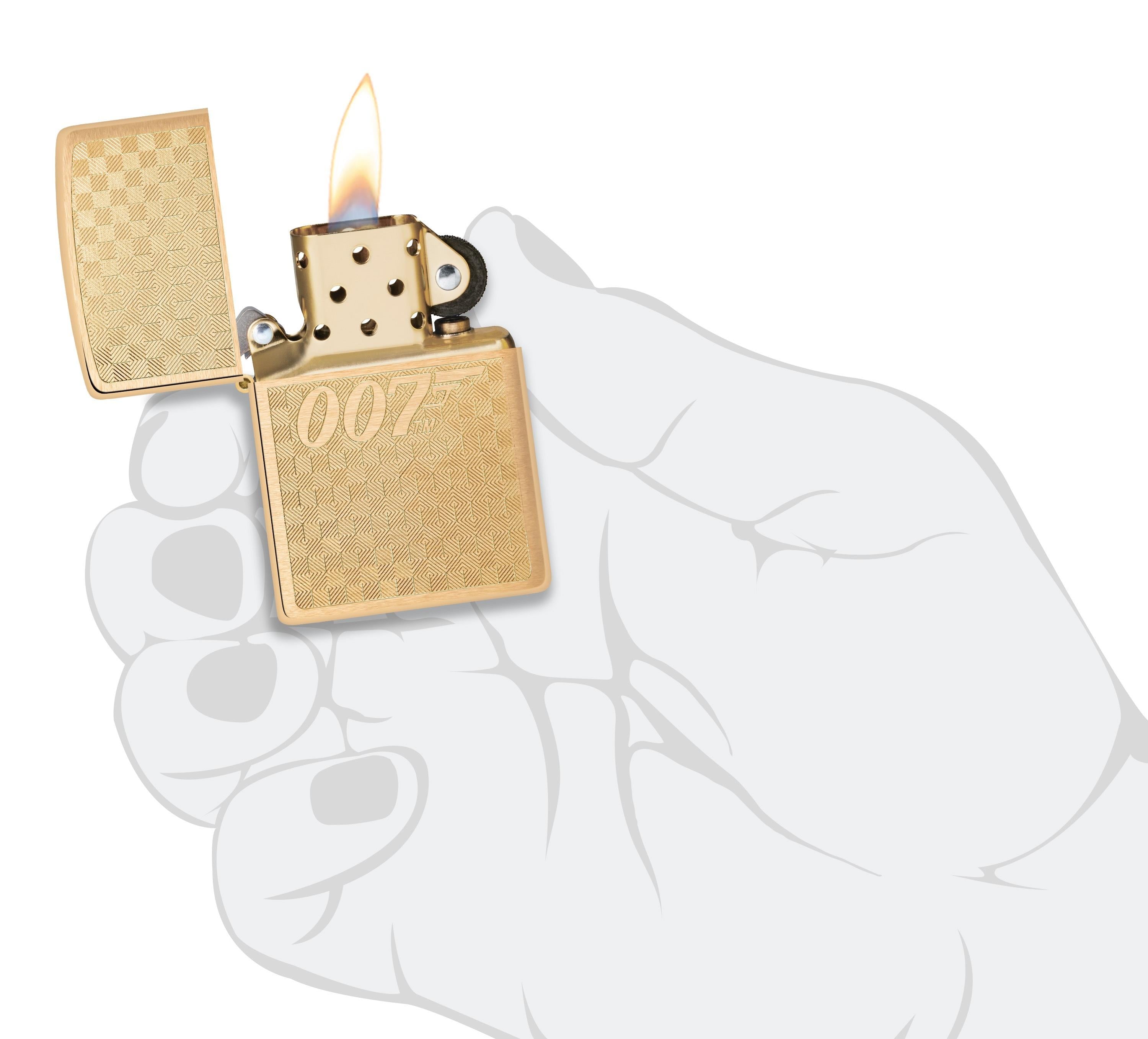 TR8545,Zippo Çakmak 204B Bond Bt 007 Gun Logo 46298-117378