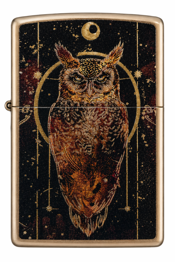 TR9386,Zippo Çakmak 204B Owl Design 46869-125727