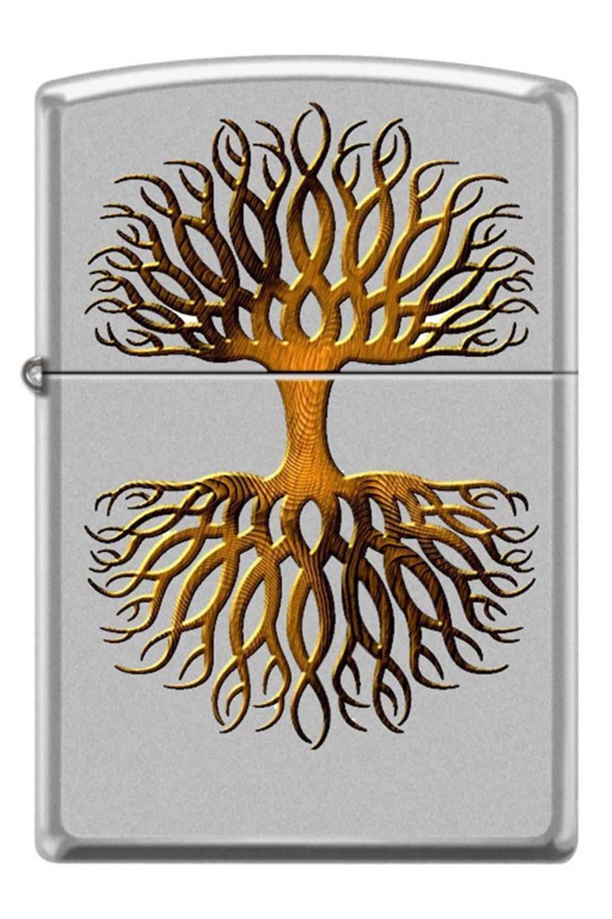 TR6250,Zippo Çakmak 205-106485 Tree Of Life Design