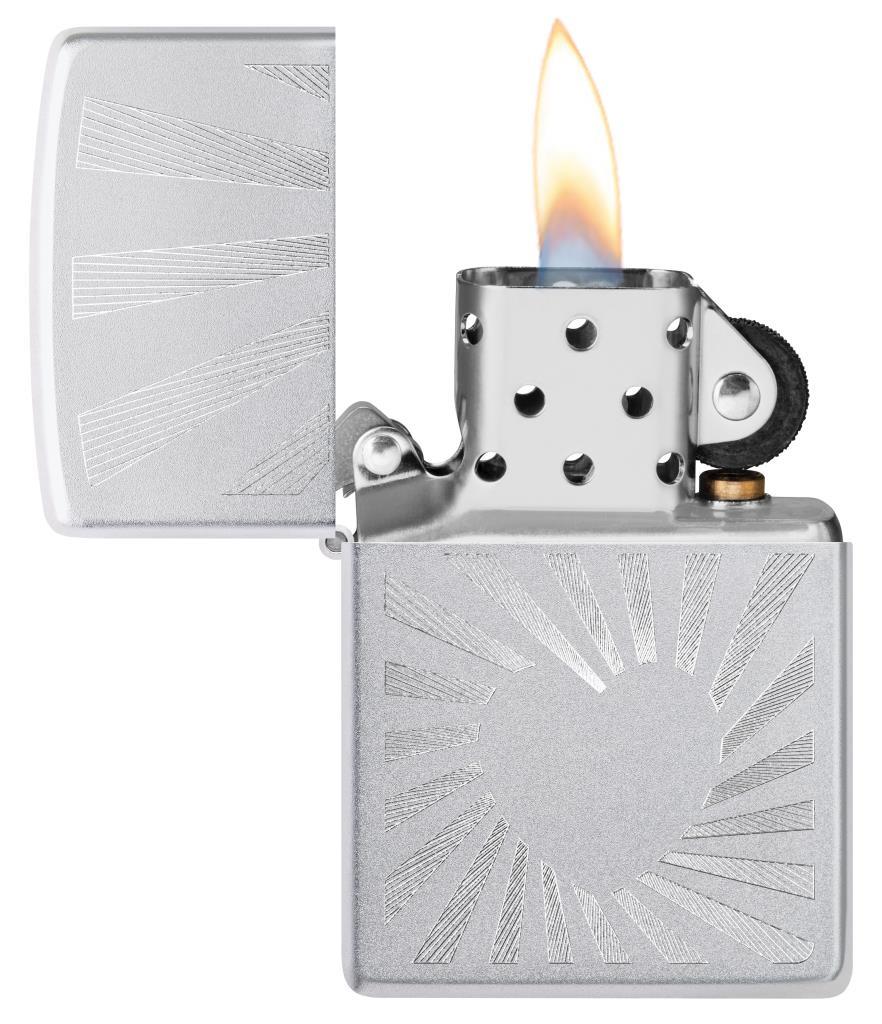 TR8569,Zippo Çakmak 205 Heart Rays Design 46480-120985