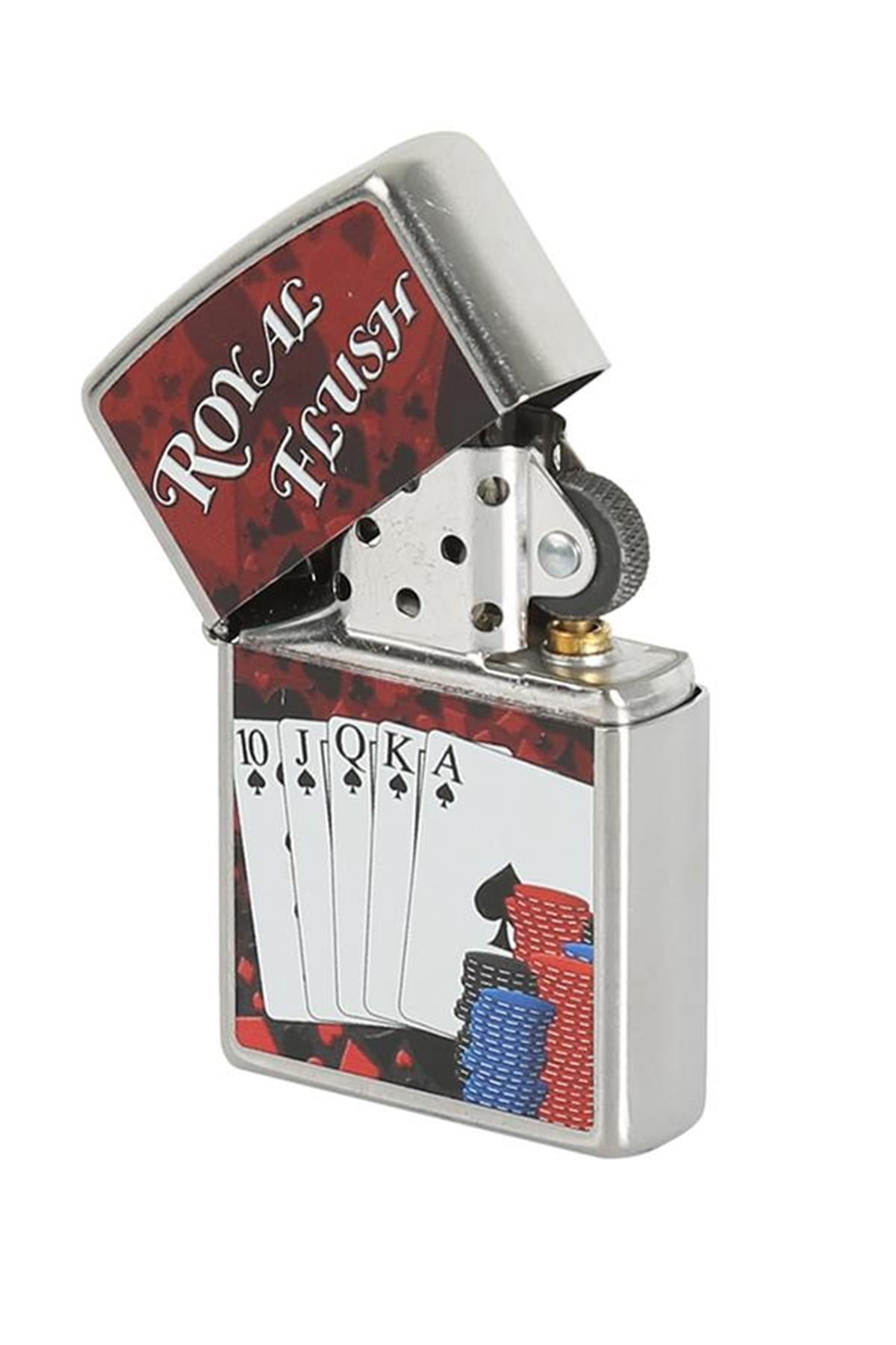 TR5456,Zippo Çakmak 207-005343 ROYAL FLUSH