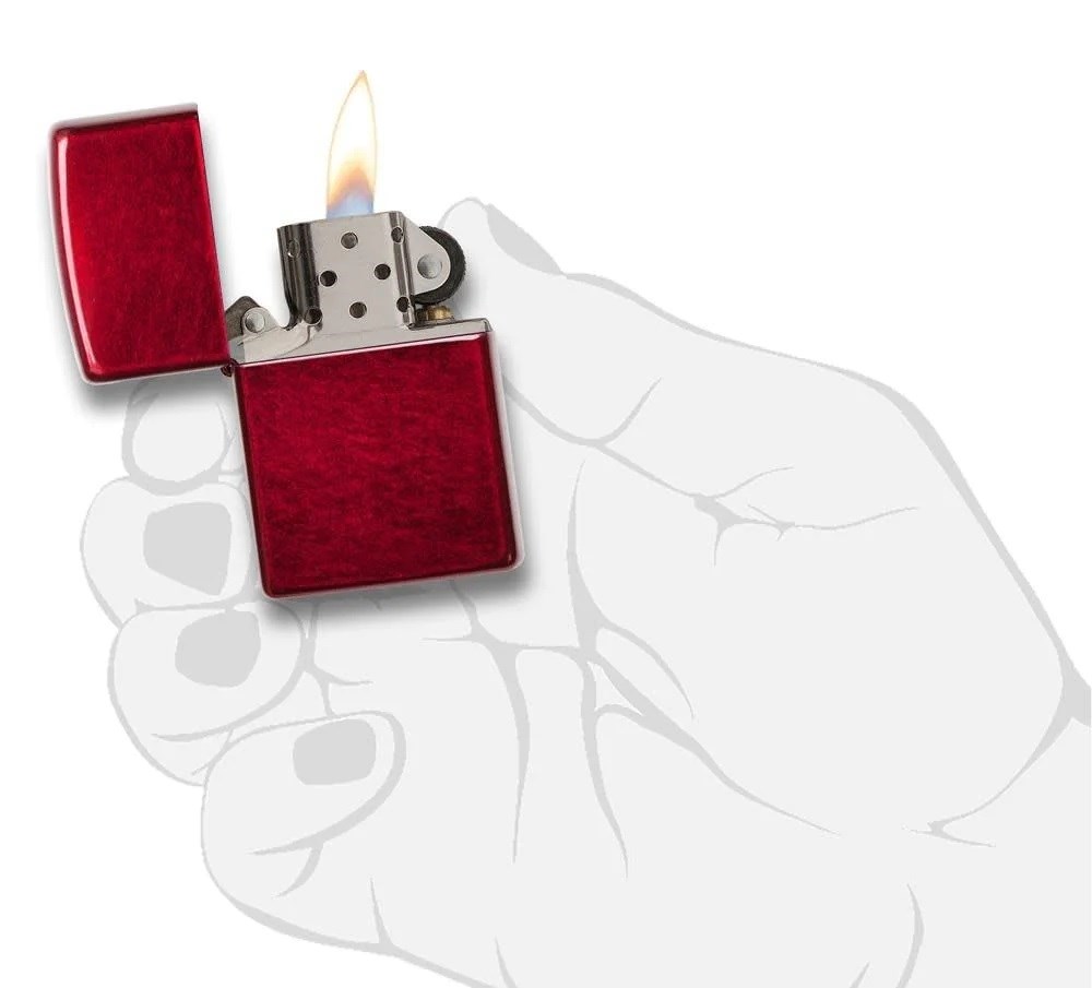 ZP1017,Zippo Çakmak 21063 Candy Apple Red Mt 21063-0000264