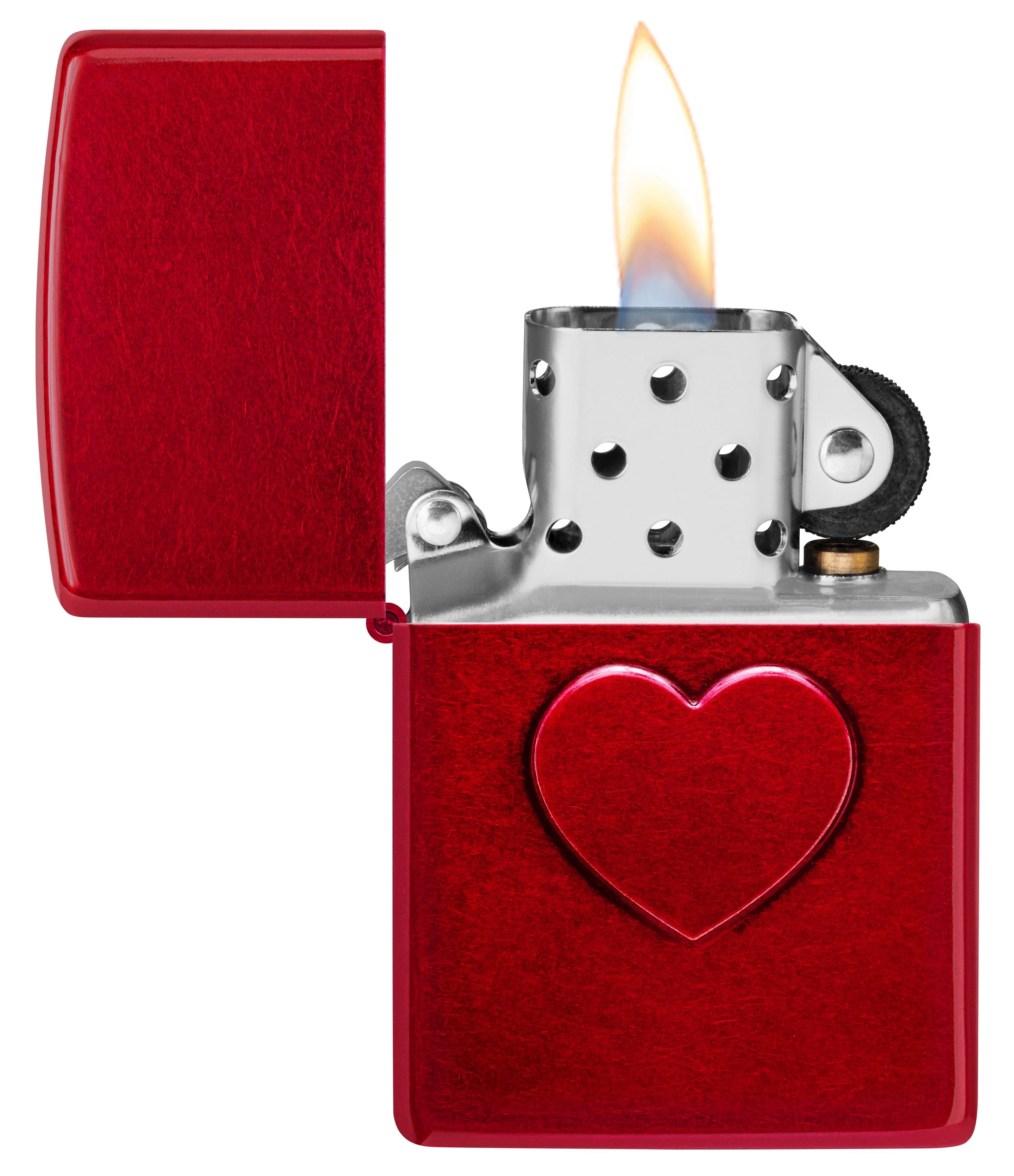 TR8495,Zippo Çakmak 21063 Stamped Heart Design 46588-119889