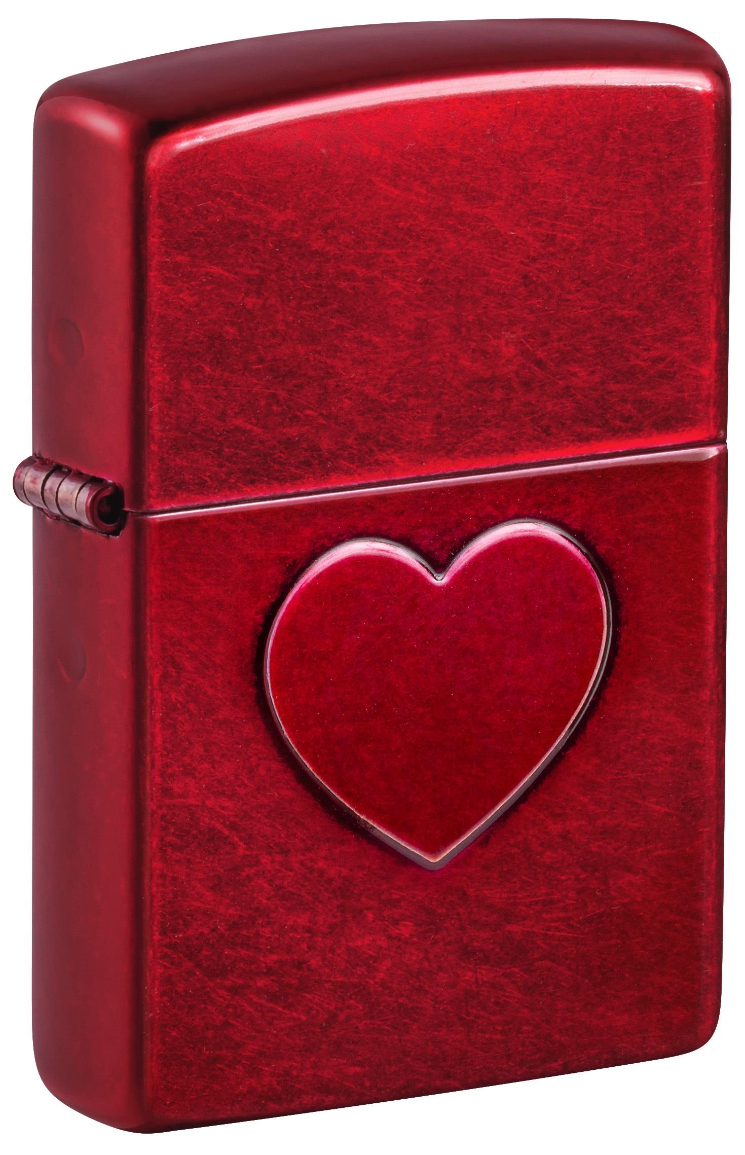 TR8495,Zippo Çakmak 21063 Stamped Heart Design 46588-119889