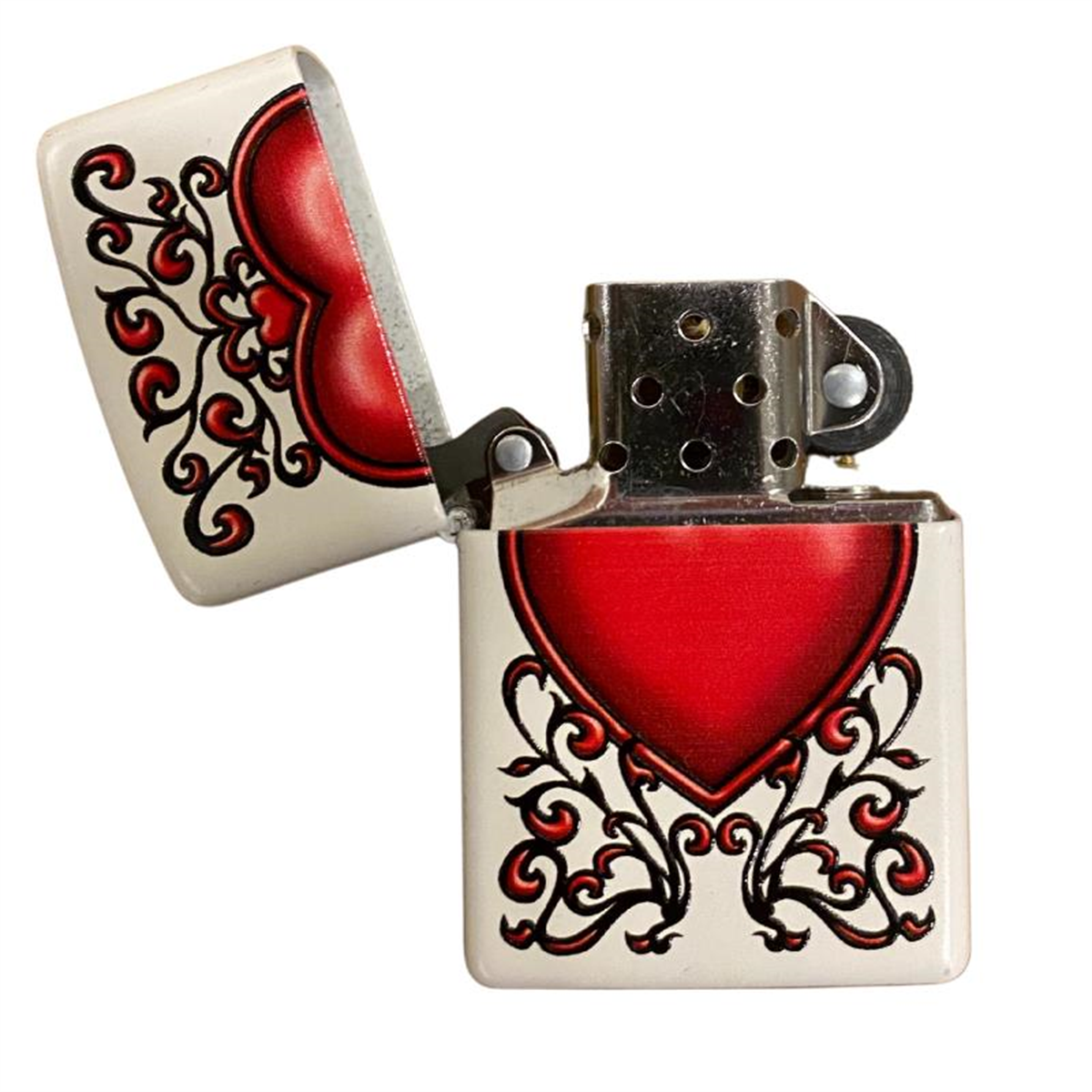 TR3304,Zippo Çakmak 214 Heart Ornamental 214-001323