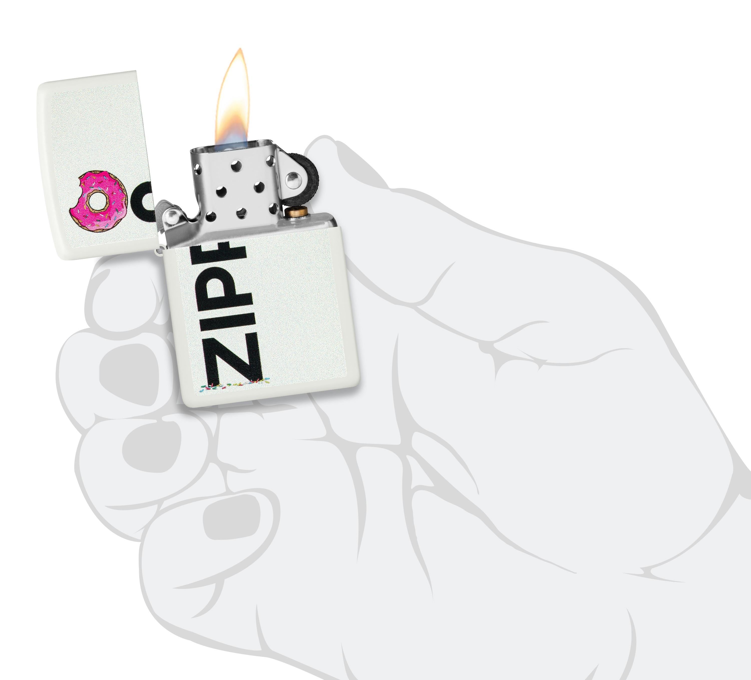 TR8516,Zippo Çakmak 214 Zippo Donut Design 46240-121924