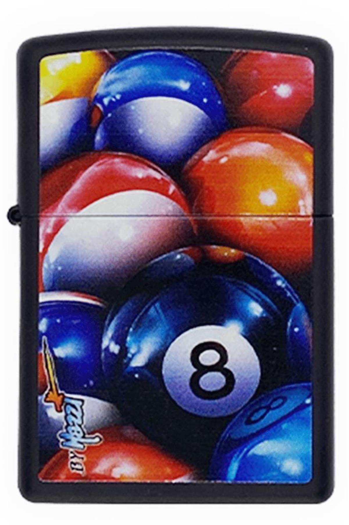 TR6264,Zippo Çakmak 218-005263 MAZZI-EIGHTBALL