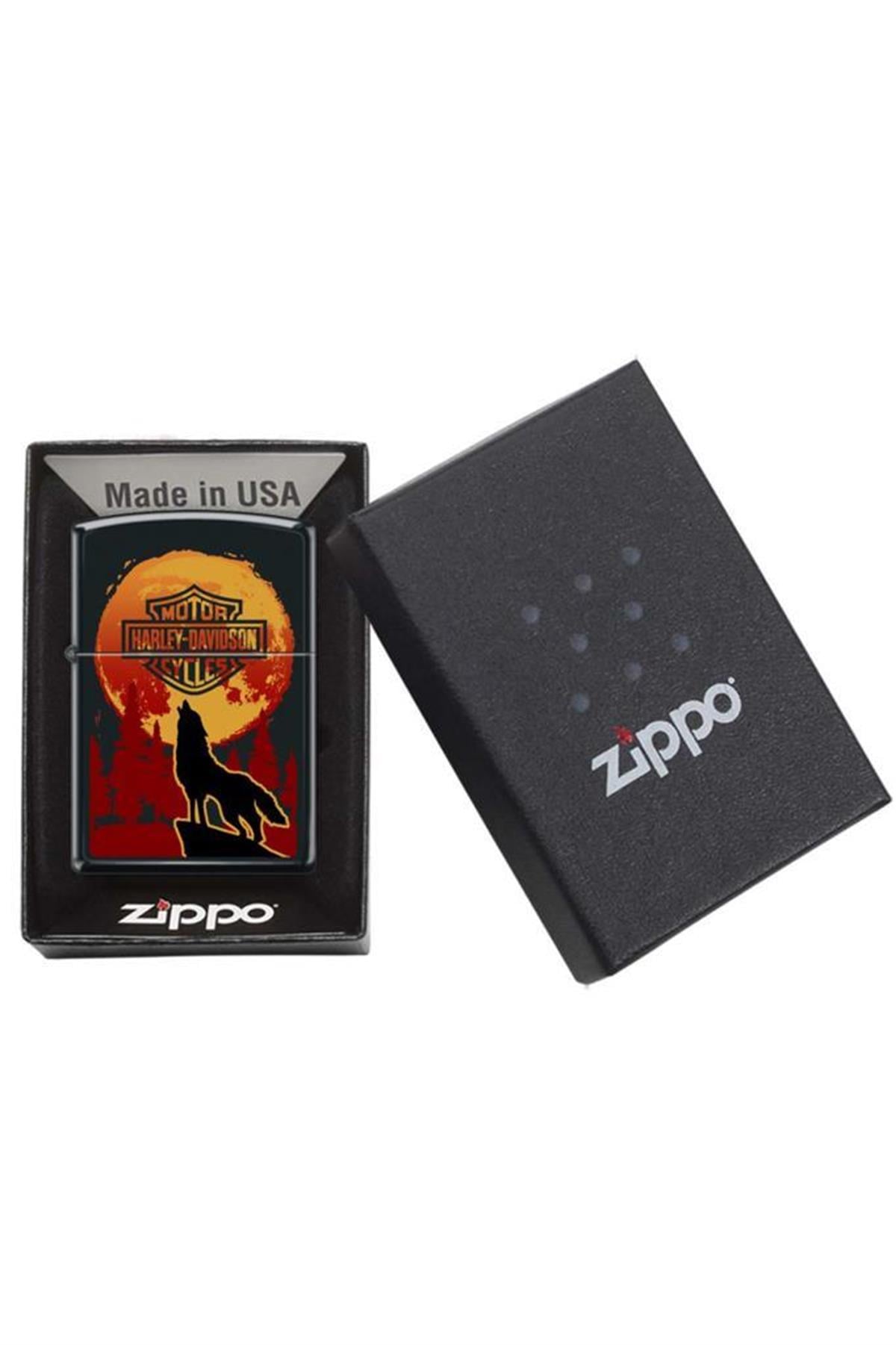 TR5427,Zippo Çakmak 218-067310 Harley Davidson Wolf
