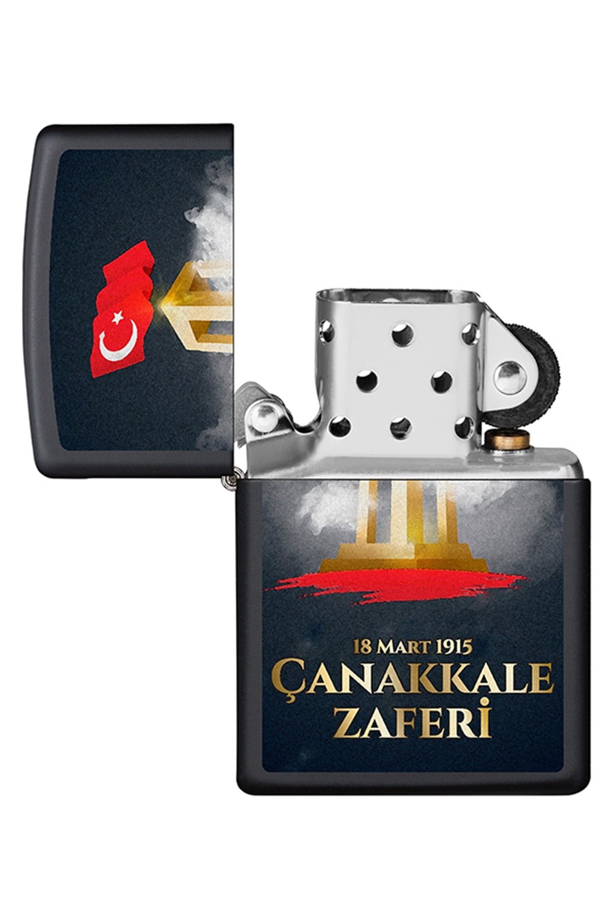 TR4419,Zippo Çakmak 218-083738 Victory of Canakkale Design