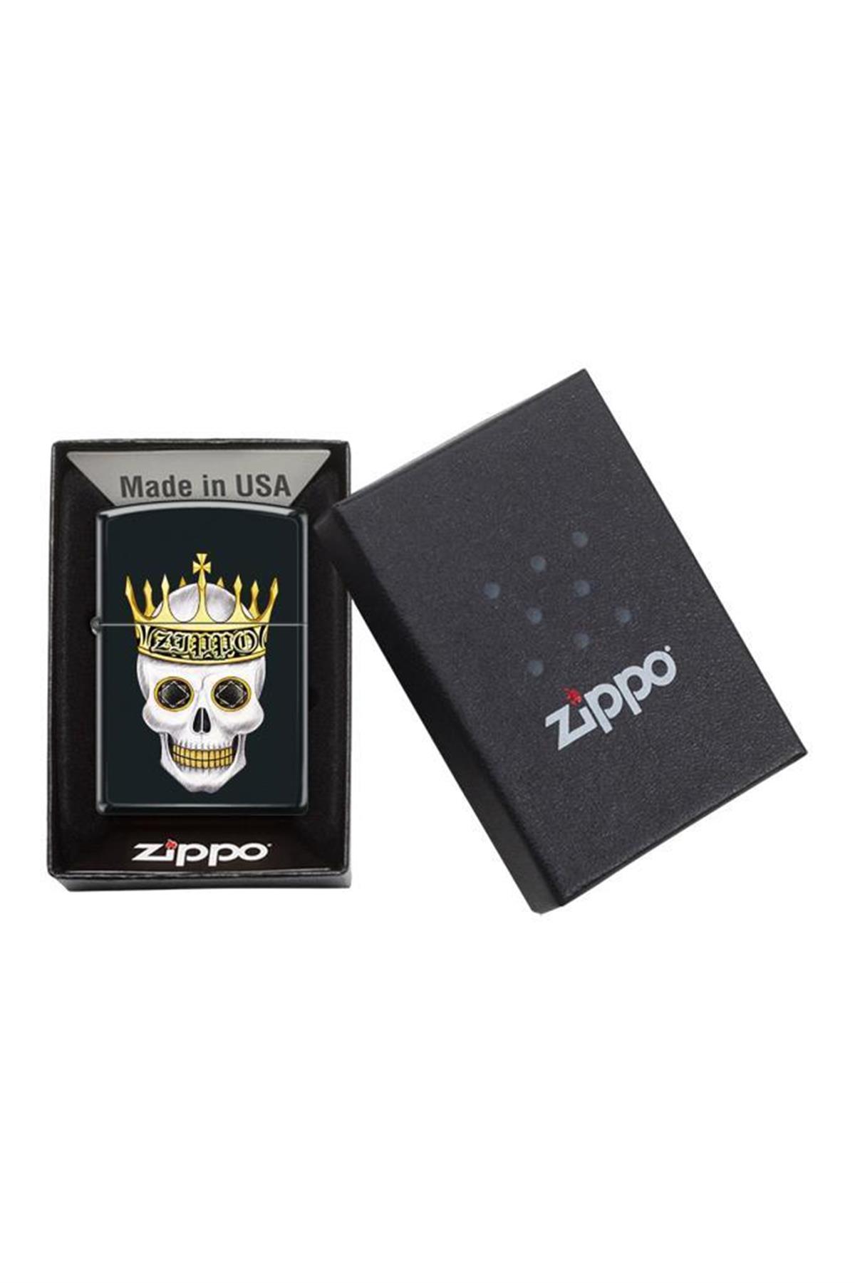 TR5319,Zippo Çakmak 218-102063 King Skull