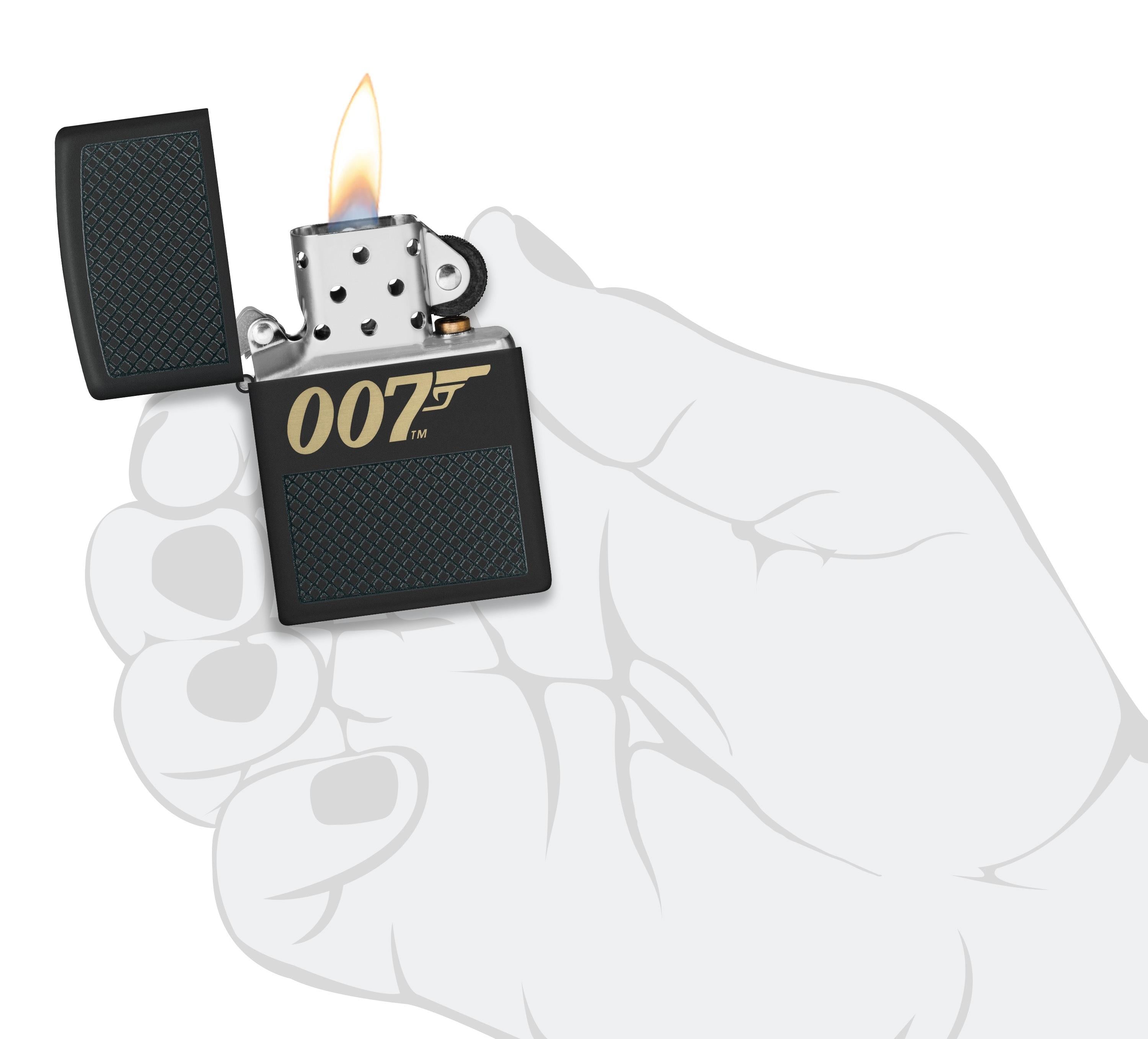 TR8531,Zippo Çakmak 218 Bond Bt 007 Gun Logo 46297-120976