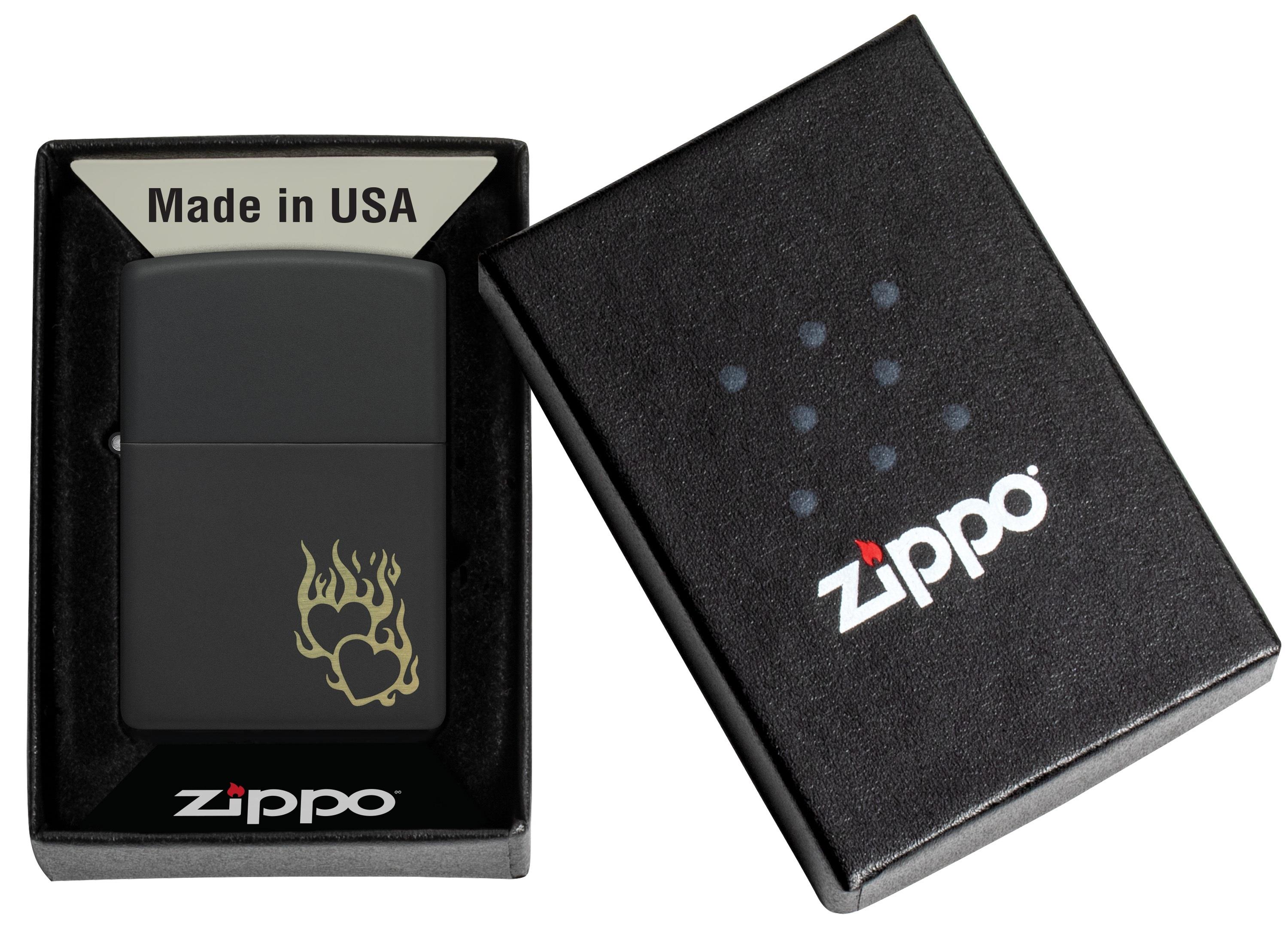 TR8493,Zippo Çakmak 218 Fire Heart Design 46004-112372