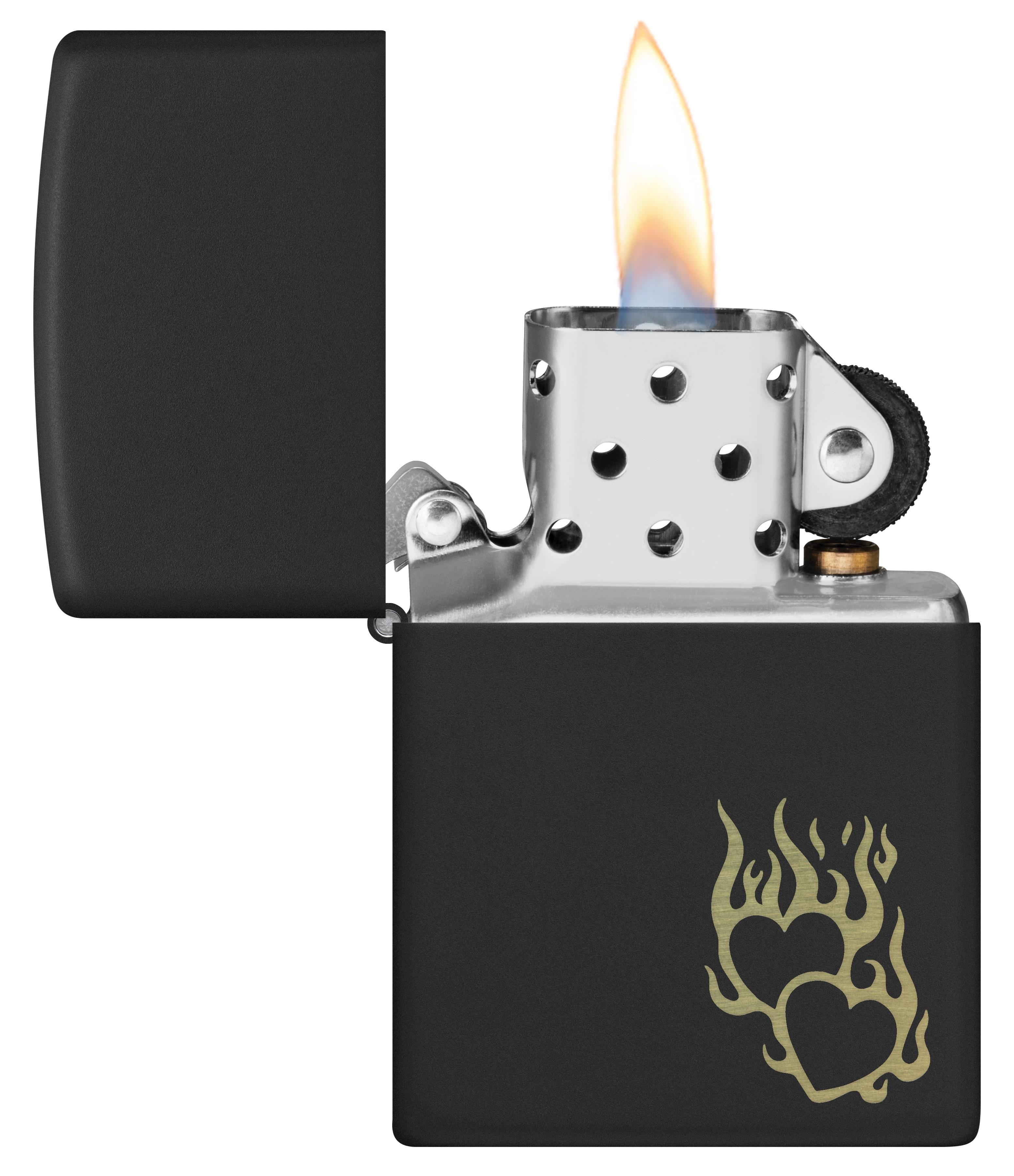 TR8493,Zippo Çakmak 218 Fire Heart Design 46004-112372