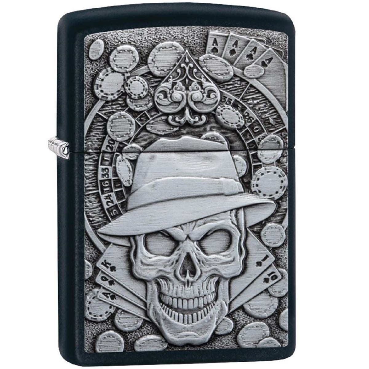 TR3235,Zippo Çakmak 218 Gambling Skull 49183-078935