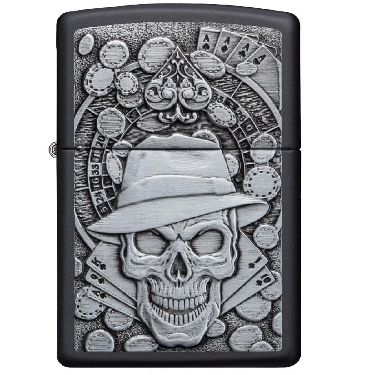 TR3235,Zippo Çakmak 218 Gambling Skull 49183-078935