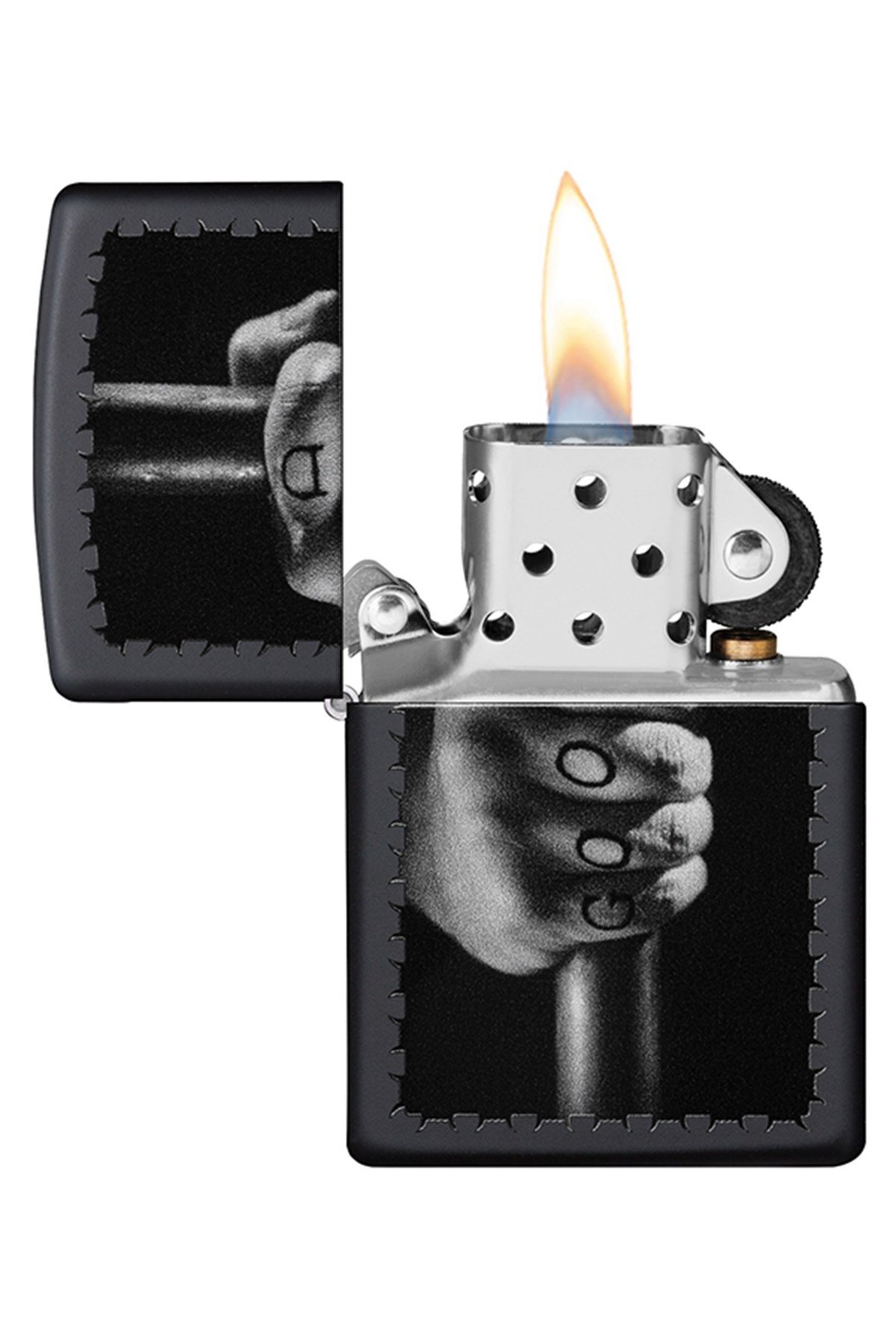 TR5017,Zippo Çakmak 218 Good Evil Design 49905