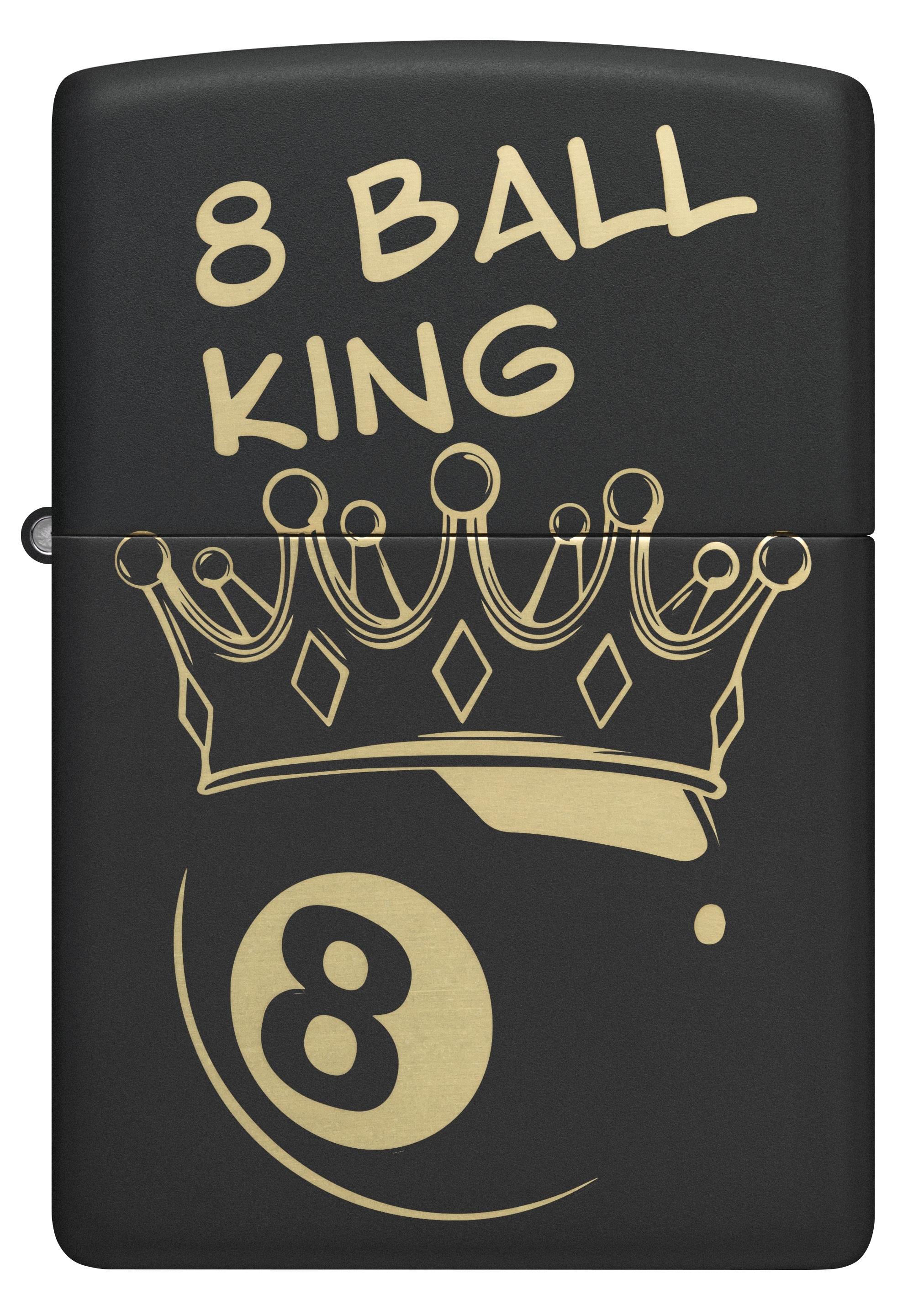 TR8528,Zippo Çakmak 218 King 8 Ball Design 46291-119961