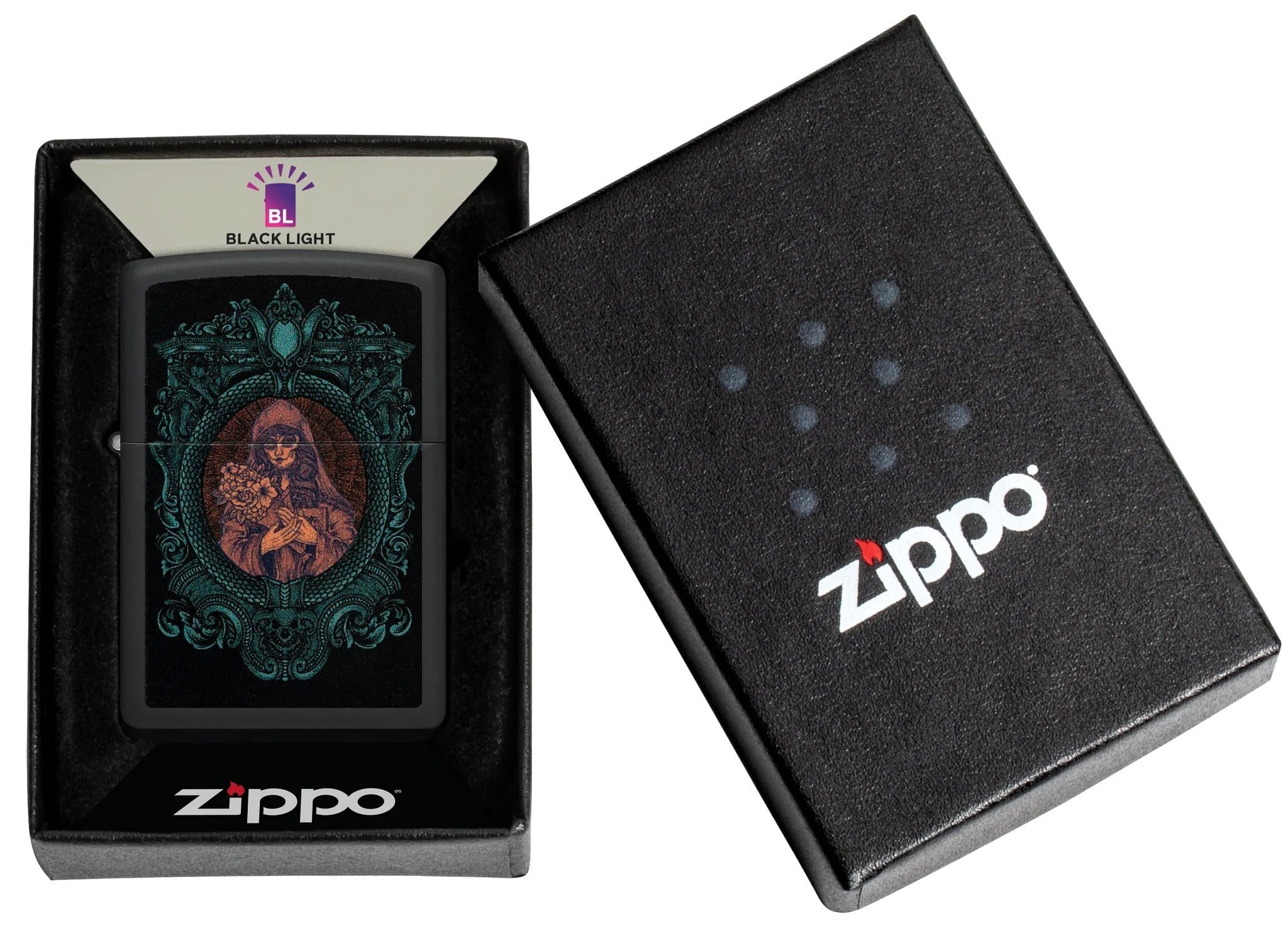 ZP1015,Zippo Çakmak 218 Sugar Skull Woman Design 48831-127466