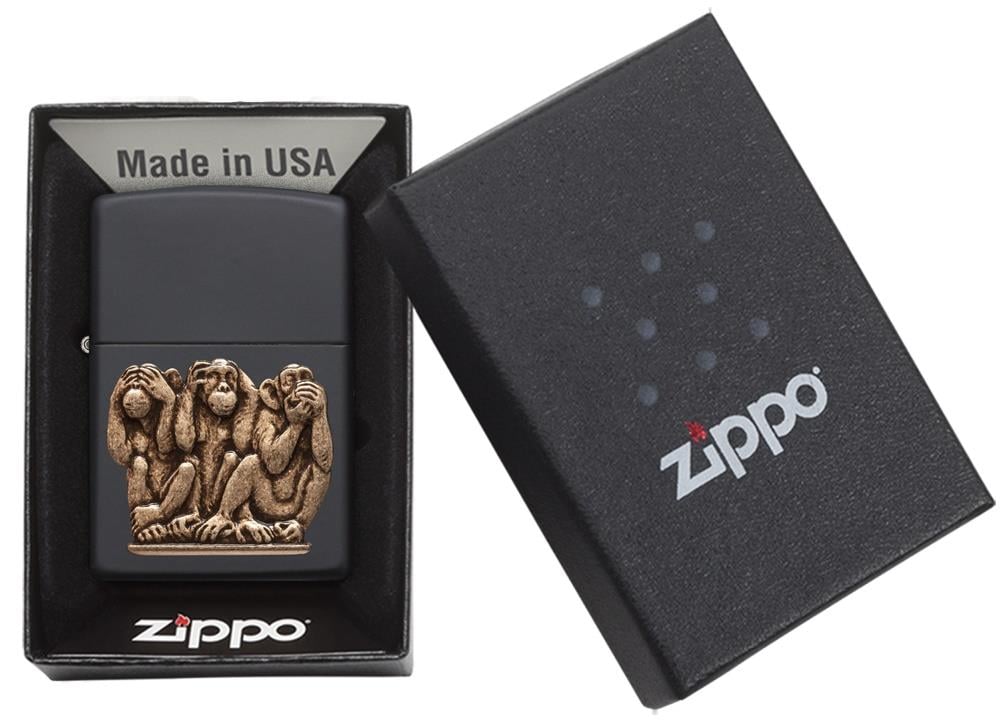 TR8526,Zippo Çakmak 218 Three Monkeys 29409-000004