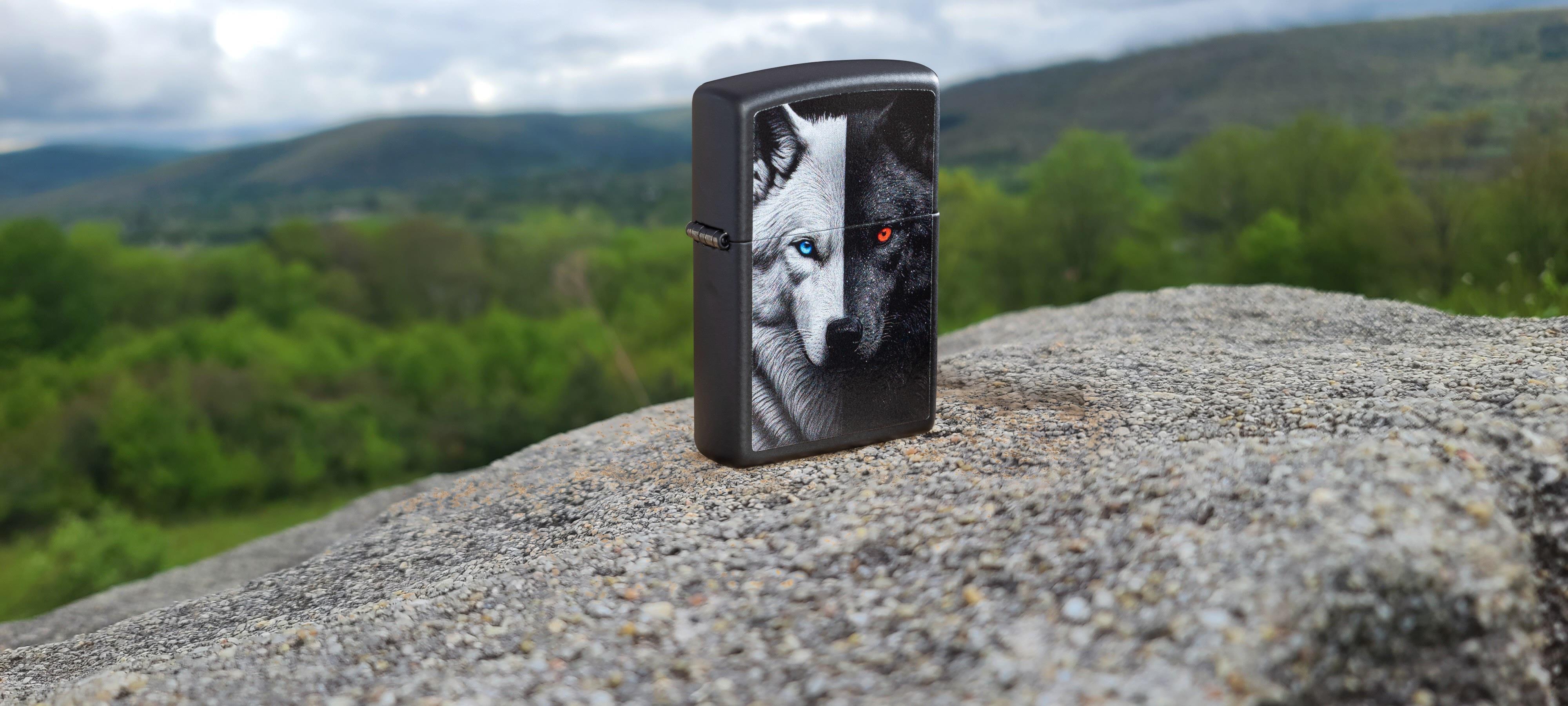 TR8520,Zippo Çakmak 218 Wolf Design 46694-120975