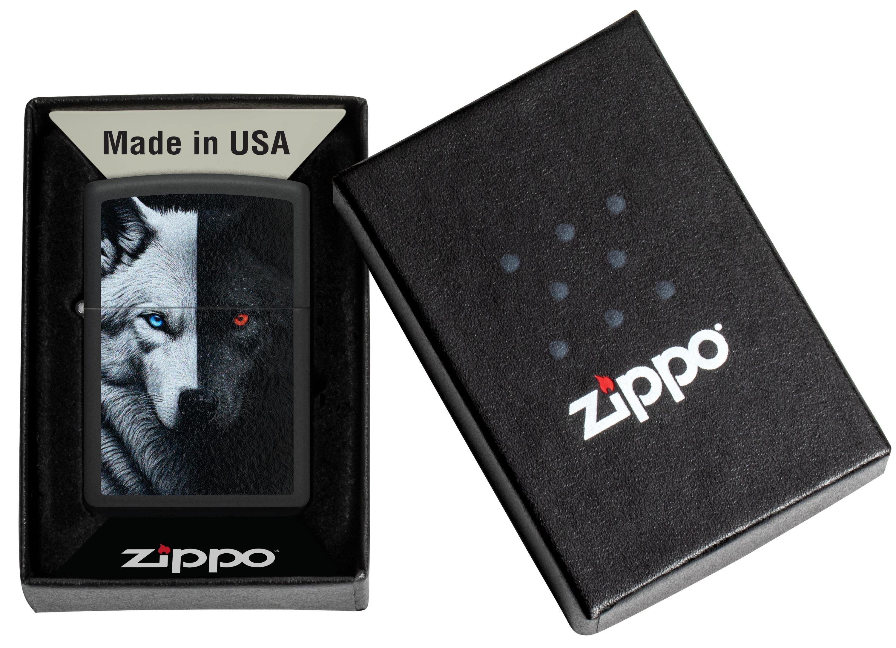 TR8520,Zippo Çakmak 218 Wolf Design 46694-120975